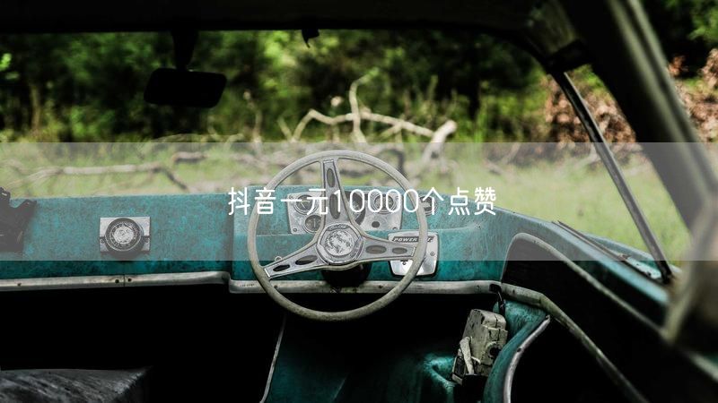 抖音一元10000个点赞