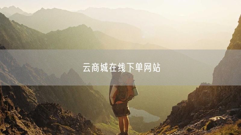 云商城在线下单网站