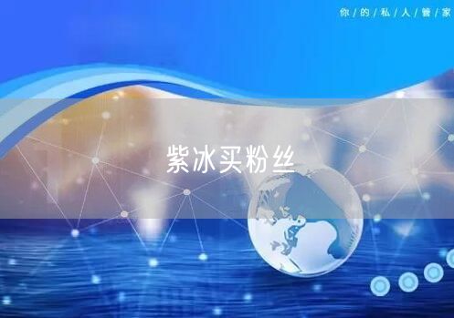 紫冰买粉丝
