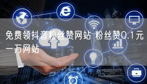 免费领抖音粉丝赞网站 粉丝赞0.1元一万网站